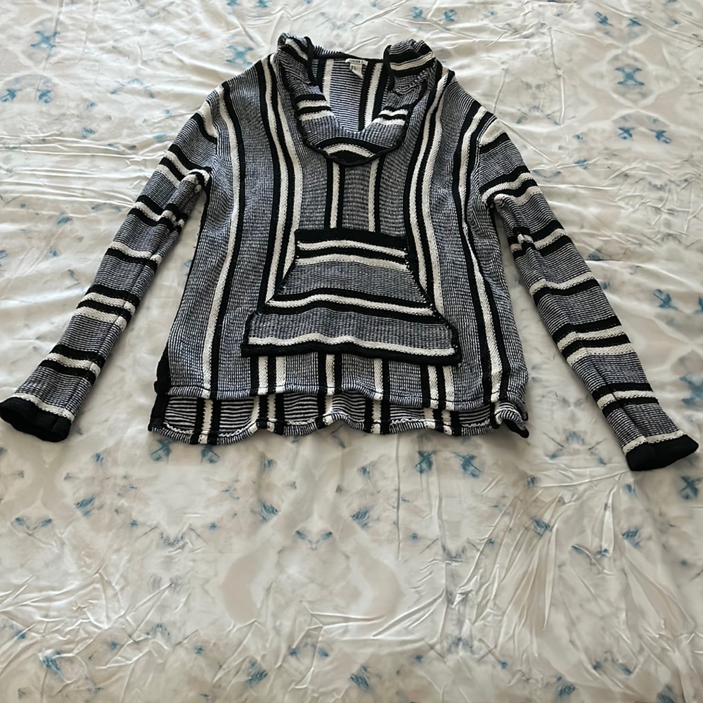 Forever 21 Striped Poncho